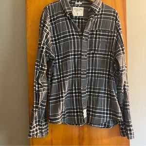 Abercrombie and Fitch plaid flannel XL